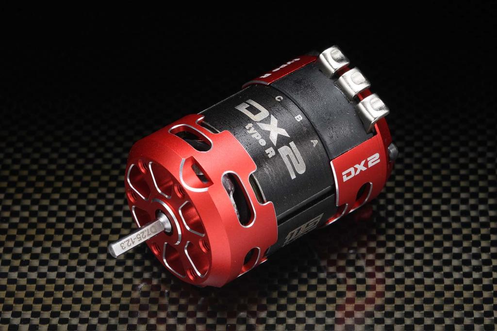 Yokomo DX2 Type-R Brushless Motor 11.5T (Red) Drift Performance (12.3x7.25x24) RC Brushless Motor - RPM-D2115RR
