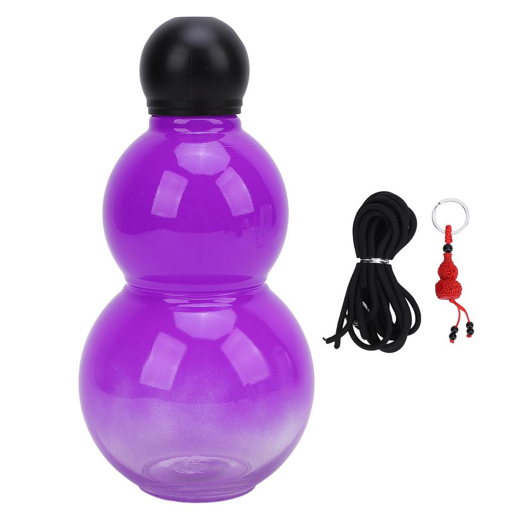 Gourd Water Bottle 800ml Large Capacity PP PC Plastic Gourd Style Sports Water Flask for Travel