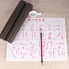 6Pcs Water Writing Cloth Reusable Calligraphy Practicing Mat Four Treasures No Ink Exercises Chinese Calligraphy Gridded Fabric