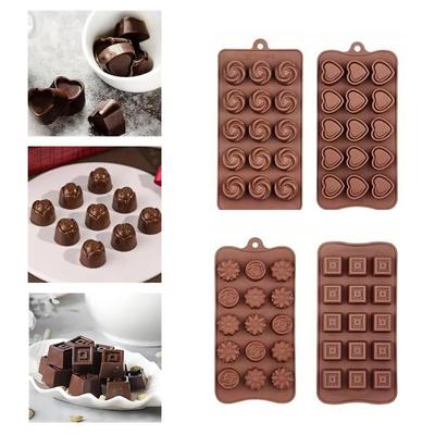 Καλούπια Σοκολάτας Λουλουδιών Επαναχρησιμοποιήσιμα Σιλικόνης για Κέικ Σοκολάτας Καραμέλας Φοντάν Ανθεκτικά Ροζ Φλοράλ Καλούπι Σαπουνιού για Αρτοποιό Πάγος Βούτυρο