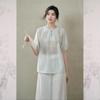 JK&JS New Chinese Style Summer Blouse