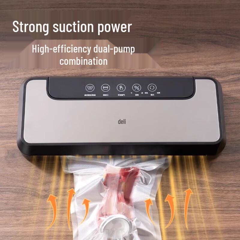 Deli LM890S Food Vacuum Sealer CN plug (adapter included)