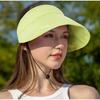 Wide Brim Large Brim Sun Hat Breathable Empty Top Hat Fashion UV Protection Visors Travel