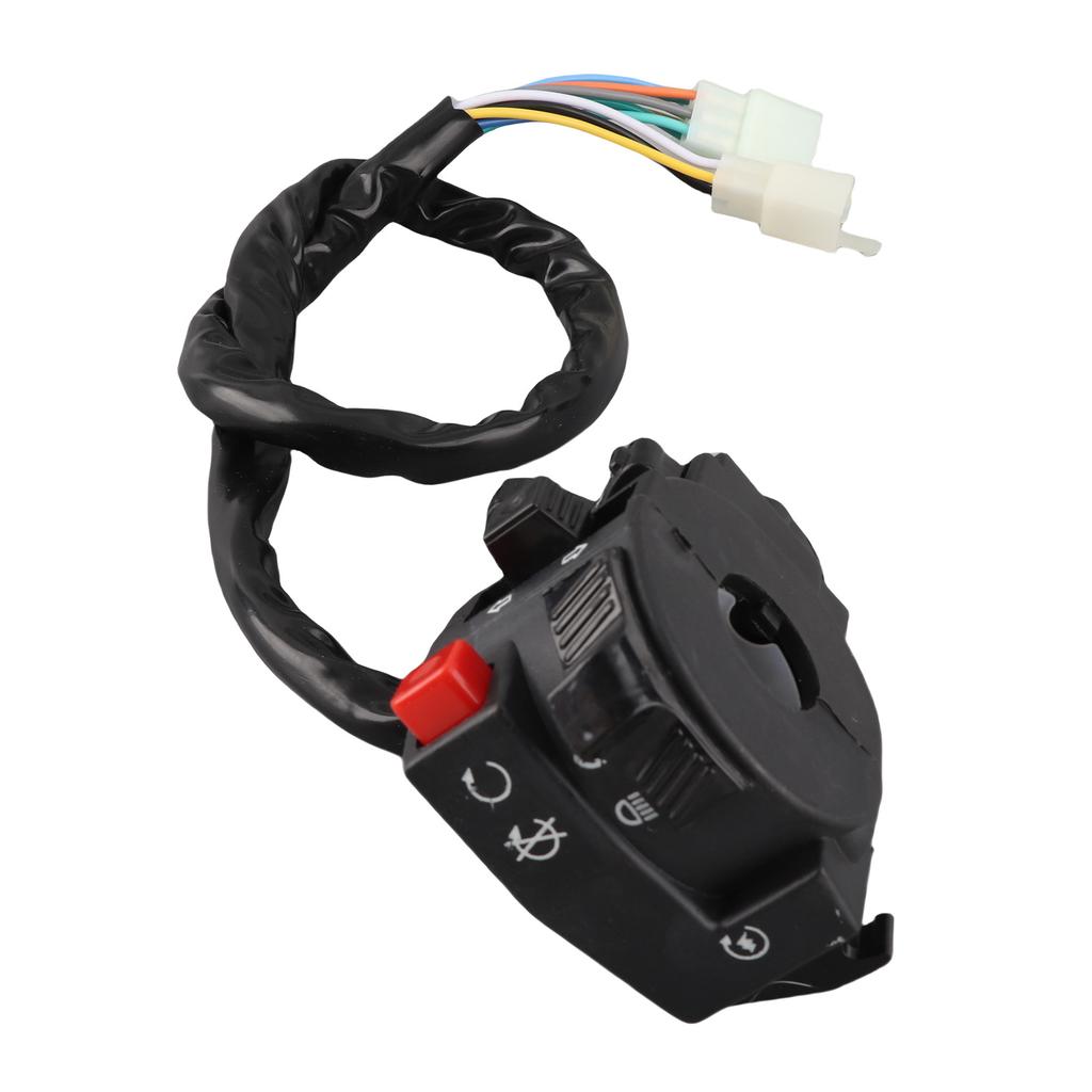 22mm Handlebar Switch 9 Pins 8 Wires Fit for 200cc 250cc Dirt Quad Bike Motorbike ATV