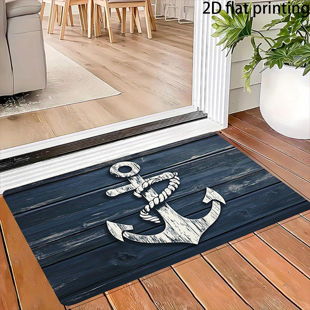 

2D Flat-1PC Anchored Door Mat for Home , Welcome mats for home decoration. 40cm x 60cm