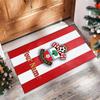 Southampton FC Printed Crystal Velvet Rug Non‑Slip Crystal Velvet Carpet For Sofa Bedroom Indoor Home Decoration