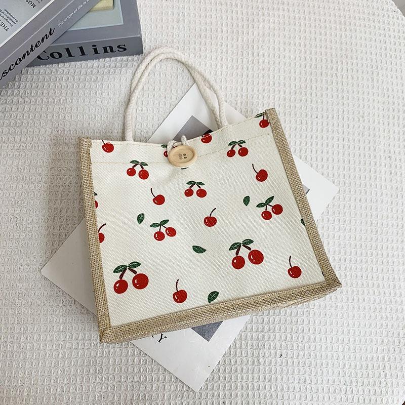 Холщовая сумка женская большая вместимость модная сумка через плечо Южная Корея — фото 15