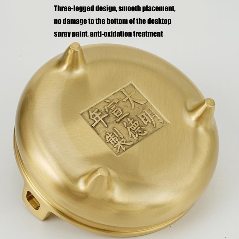 Traditional Brass Incenses Burners Incenses Holder for Spiritual Practices and Meditations Space Rusts resistant Censers