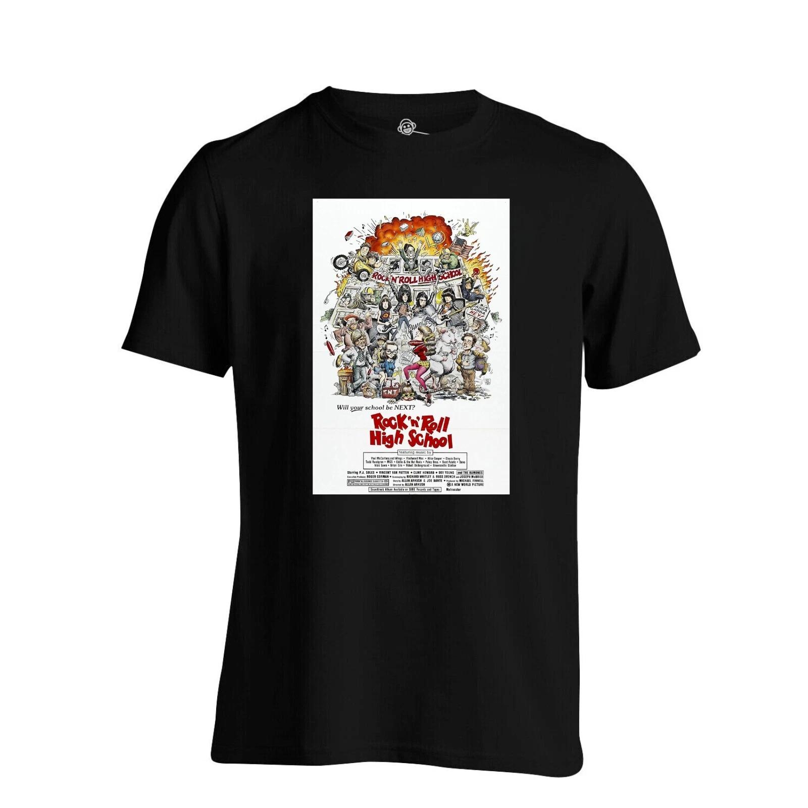 Rock n Roll High School 1979 T Shirt Classic Movie Film Poster Print M