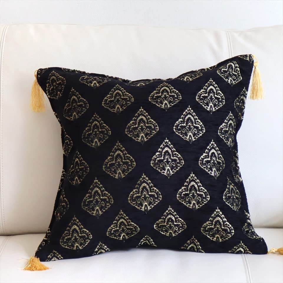 Turkish Design Chenille Cushion Cover Yaplak -