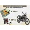 Royal Enfield "Air Filter/Oil Filter Pack of 10 for Himalayan 411"
