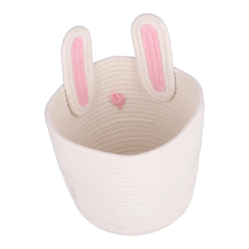 Storage Basket Rugged Lovely Small Bunny Attractive Decorative Home Furnishing Decoration