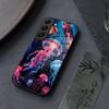 Cute Jellyfish Angel Eyes Phone Case Glass for Samsung Galaxy S23 S25 S24 S21 S22 S20 Ultra Fe Plus A34 A16 A54 A24 A52 A53 Cove