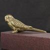 Antique Style Solid Brass Magpie Ornament A Childlike Tea Pet Sparrow - Shaped Hand - Held Item Handicraft For Collection