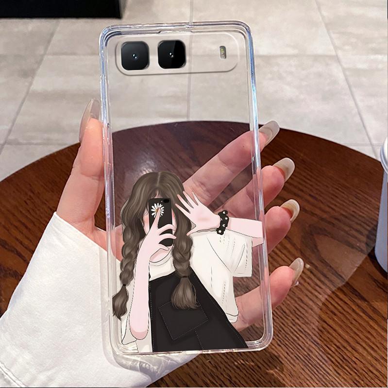 

For Infinix Hot 60i 5G X6730 Case Clear Luxury Cute Love Rabbit Funny TPU Soft Silicone Phone Case for Hot 60i 5G Back Cover Infinix Hot 60i 5G