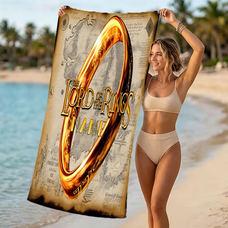 Customizable Personalized Beach Towels The Fellowship of the Ring Themed designs.Suitable for the Beach, Yoga, Sports;ideal As Beach Accessories