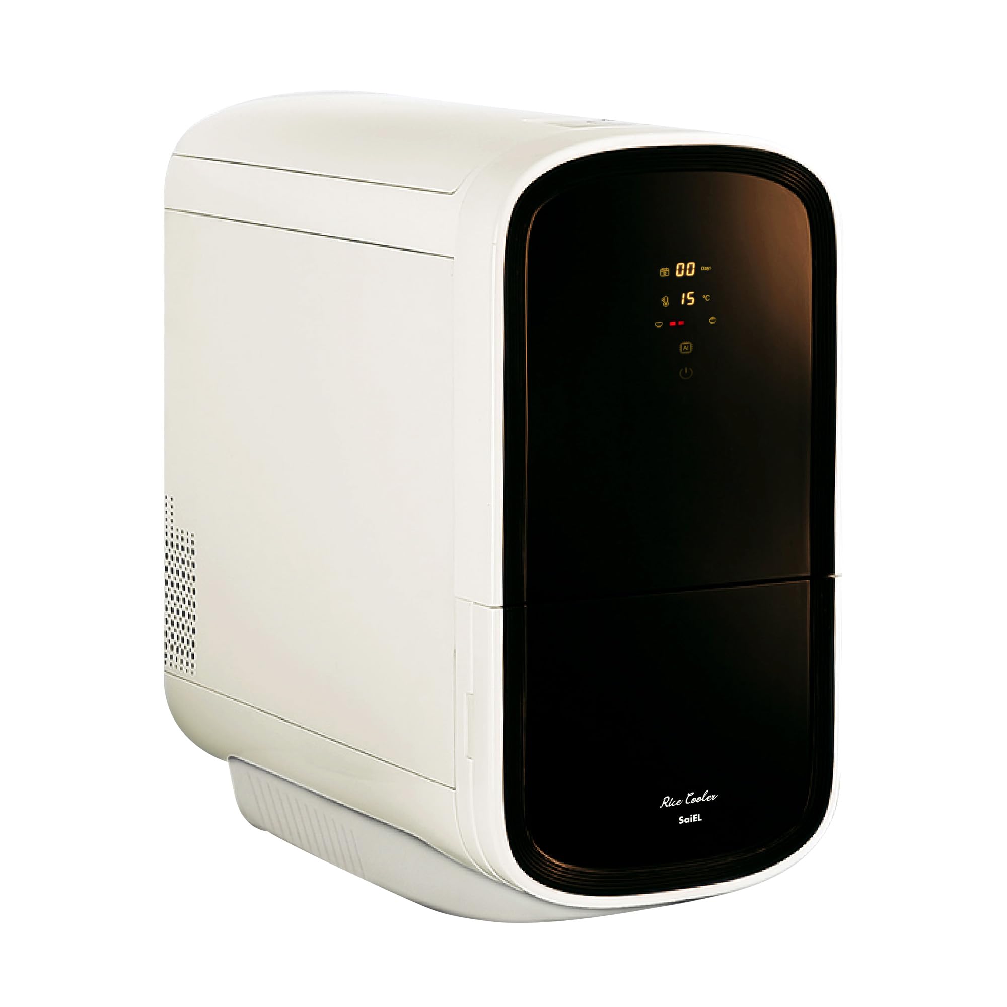 

Cold rice jar Rice jar 31kg type 1 total amount Automatic air circulation cold storage for Automatic measurement to 6 Quiet type Easy operation Rice білий