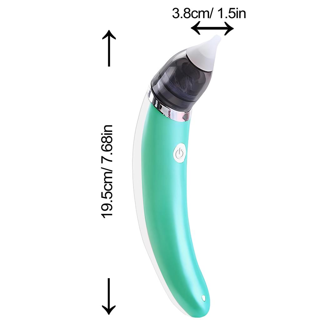 Tragbarer Nasenreiniger für Babys, Silikon, einstellbare Saugkraft, elektrischer Nasensauger für Kinder, sicher, praktisch, geräuscharm