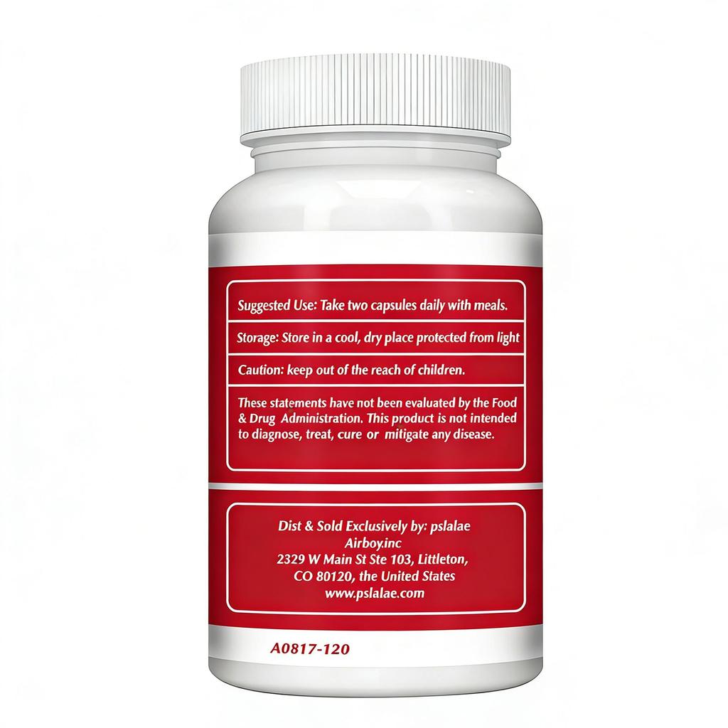 Pslalae Contains 500g of Cranberry Extract To Support Kidney Health, Is Gluten-free, and Suitable for Adults.