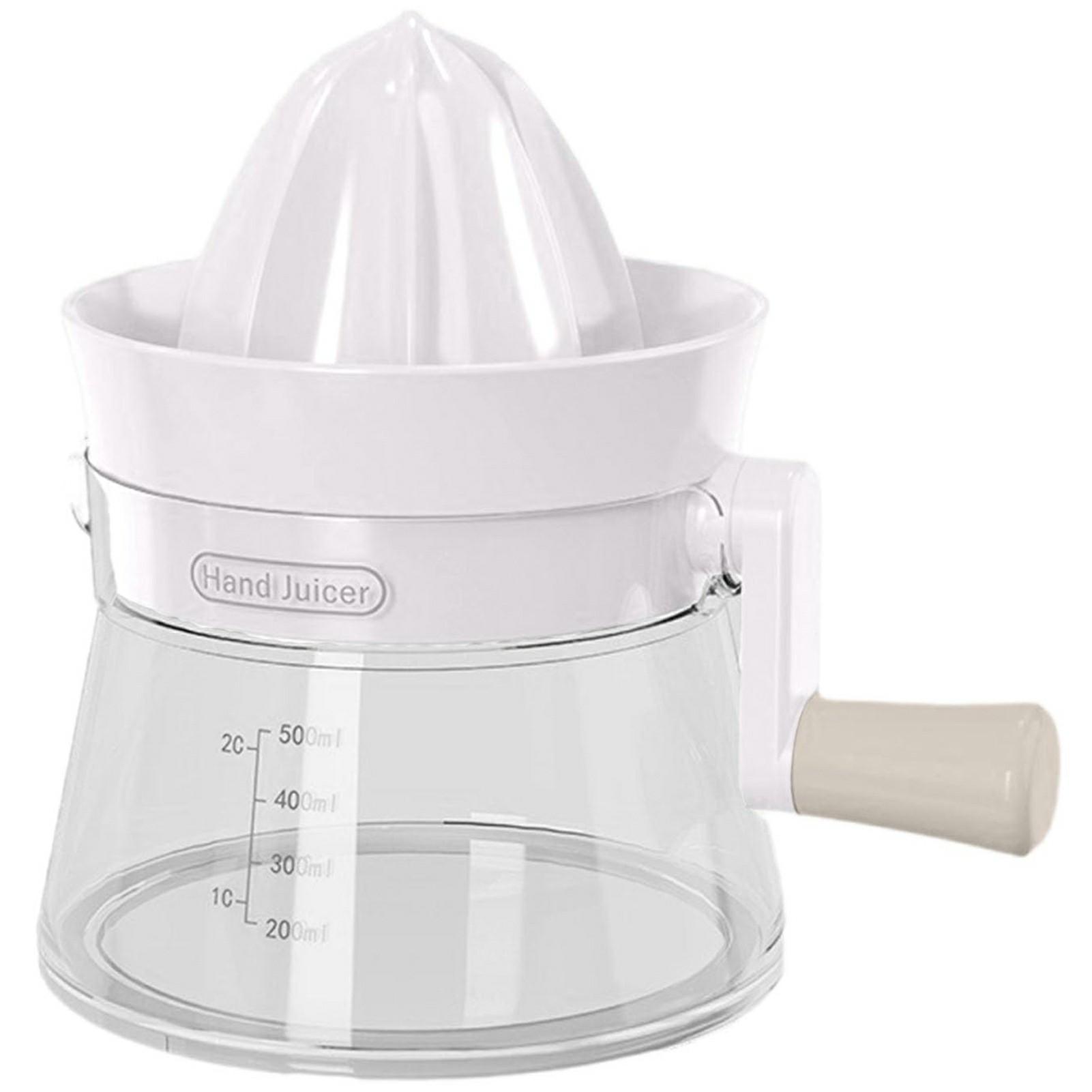 

Manual Juicer Rotating Hand Crank Citrus Juicer Fruit Squeezer for Orange Lemon Watermelon (BPA Free, No FDA) C