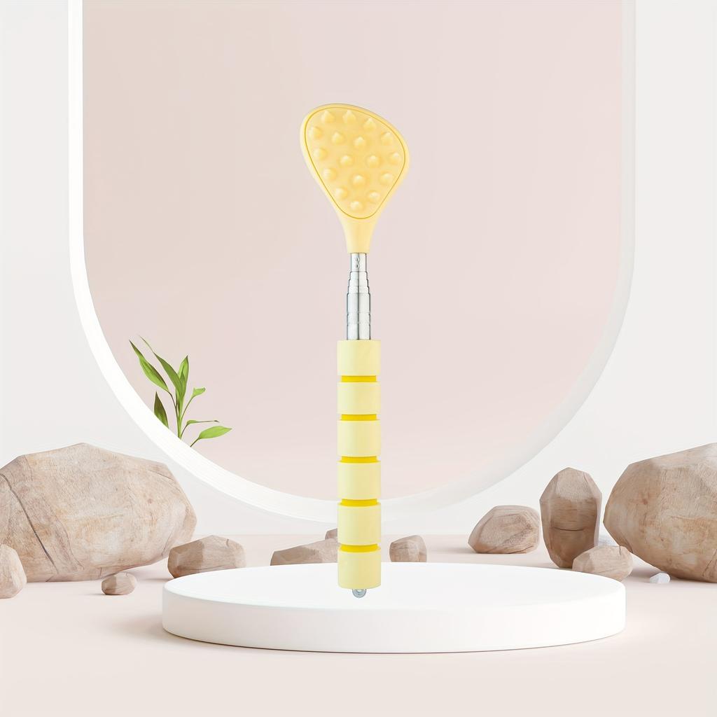 Multi-Color Telescopic Handle Pet Massage Comb, Cat Soothing Itch Brush, Durable Metal and Plastic Grooming Tool for Enhanced Pet Health and Comfort