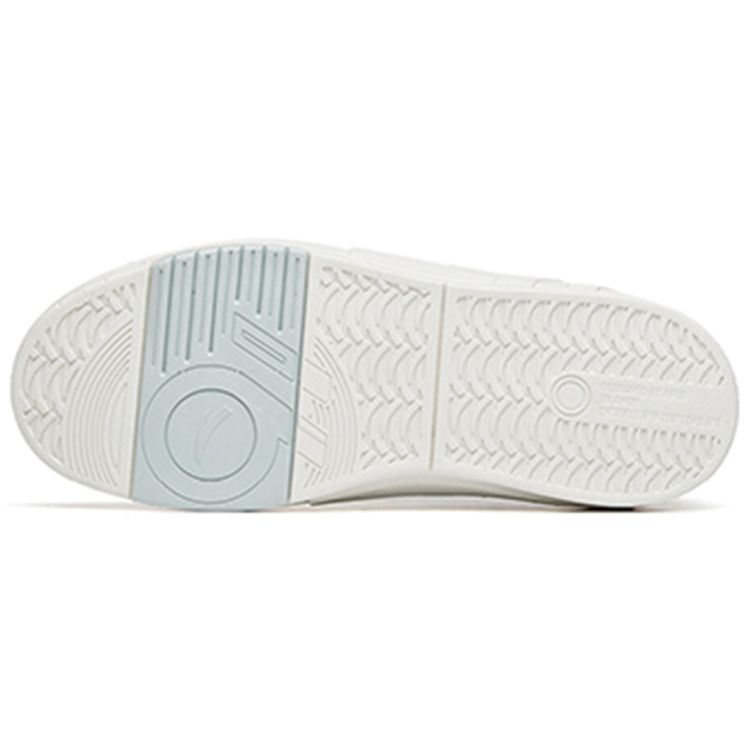 Anta Durable Non-Slip Low-Top Skate Shoes Women Sneakers White Green Blue 922218002-4