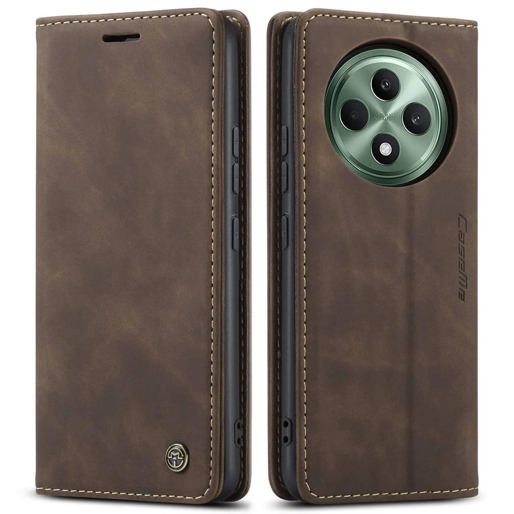 Flip Wallet Case for OPPO Reno 12/12Pro 5G/Reno 12F 4G/5G/12FS 5G, Leather Magnetic Folio Cover with Card Holder,Shockproof Case