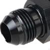 Bulkhead Fuel Fitting 90 Degree Full Flow Elbow Adapter Black Joint