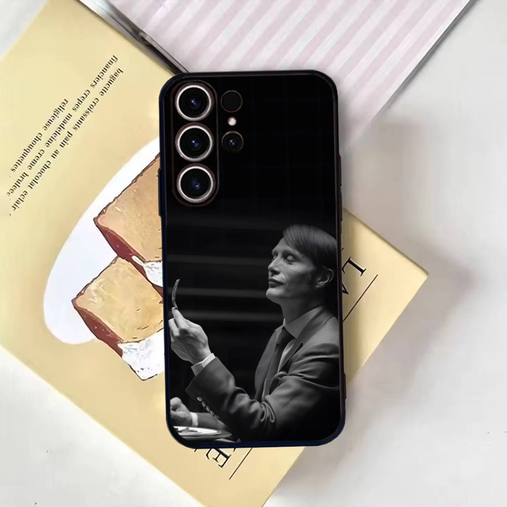 Graham Hannibal Mads Mikkelsen Phone Case For SamsungS25,24,21,22,23,30,Ultra,20,Plus,Fe,Lite,Note,10,9,Soft Black Cover