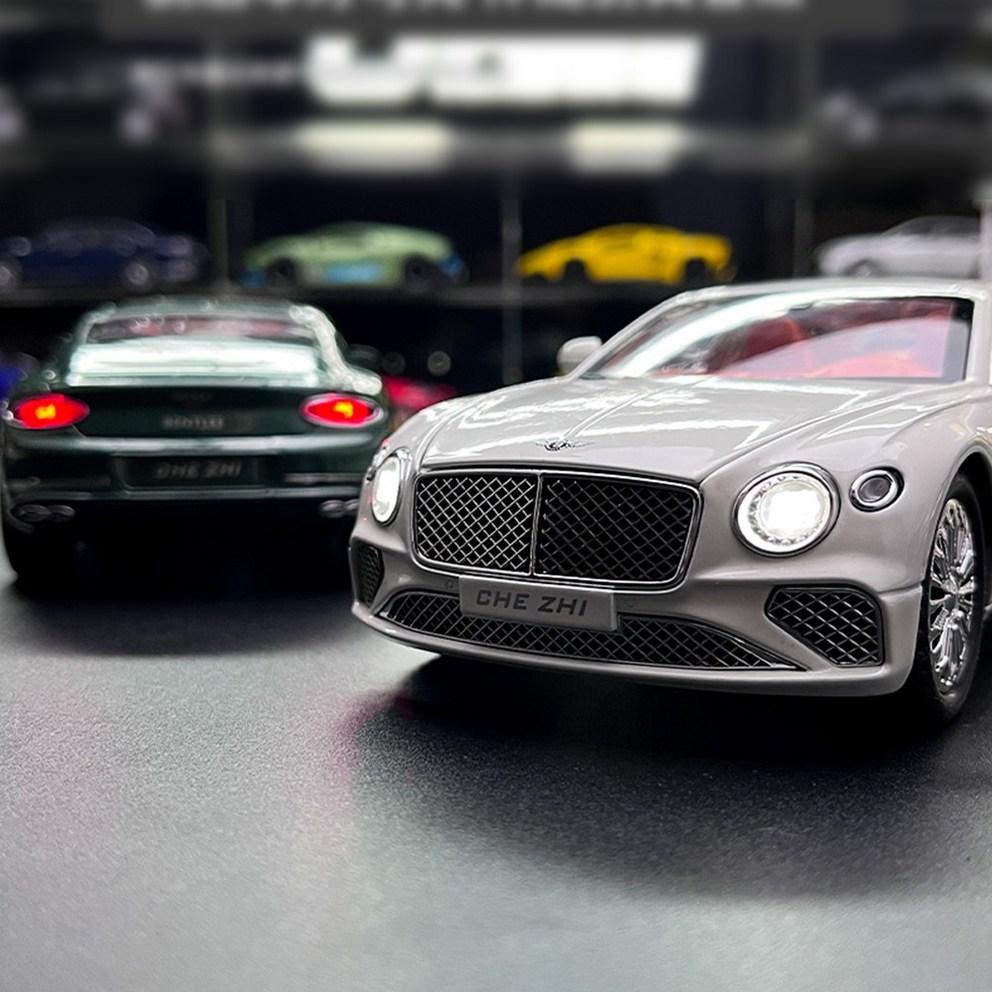 Premium 1:24 Diecast Bentley Continental GT Alloy Model Car - High-Quality Collectible Ornament (Black)