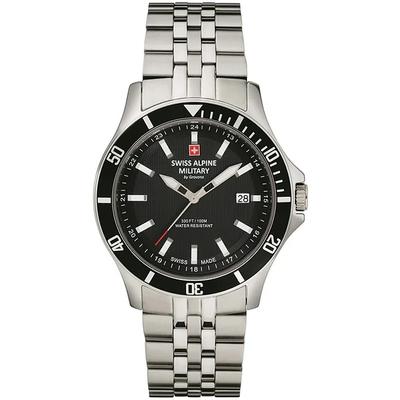 Von Grovana Challenger Schwarzes Zifferblatt Quarz 7022.1137 100M Herrenuhr