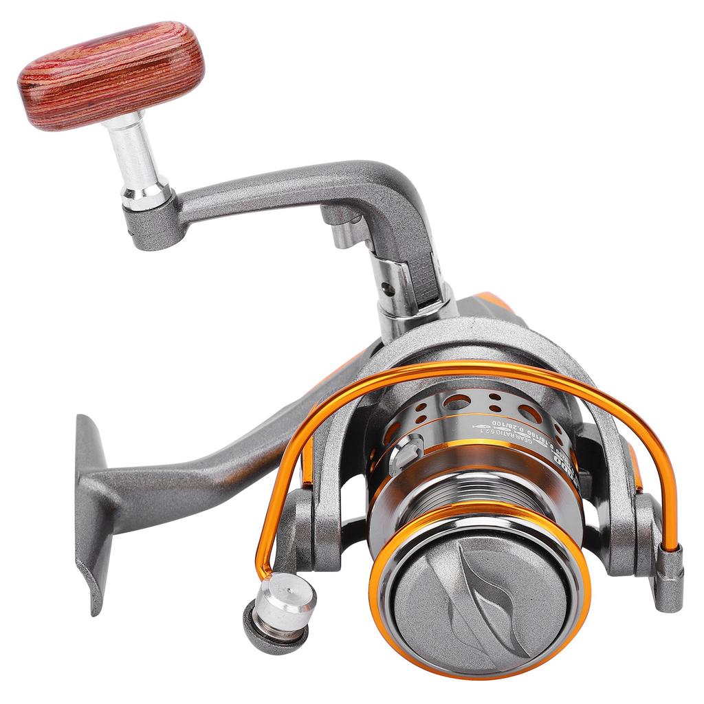 Portable 13 Shaft Metal Sea Fishing Rod Fishing Reel Fishing Accessory Silver Gray