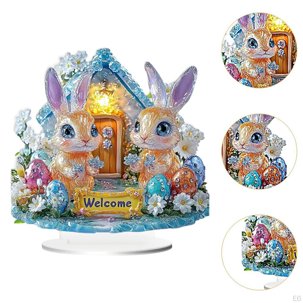 Acrylic Bunnies for Easter Celebration Tabletop Display