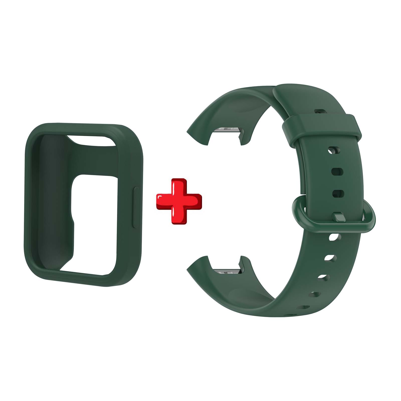 

2025 For Redmi Watch 2 Lite Silicone Band Strap + Protective Case Smart Watch New Wristband Bracelet Replacement Accessories