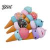 Ice Cream Squeeze Ball Cone Toy Simulated Fidget Slow Portable Stress Reliever Rebound Anxiety Relief Soft Stretch Sensory Calming Desk