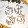 Popular Temperament, Circle Earrings, Light Luxury Earrings 2025 Autumn and Winter Ear Jewelry Manufacturers