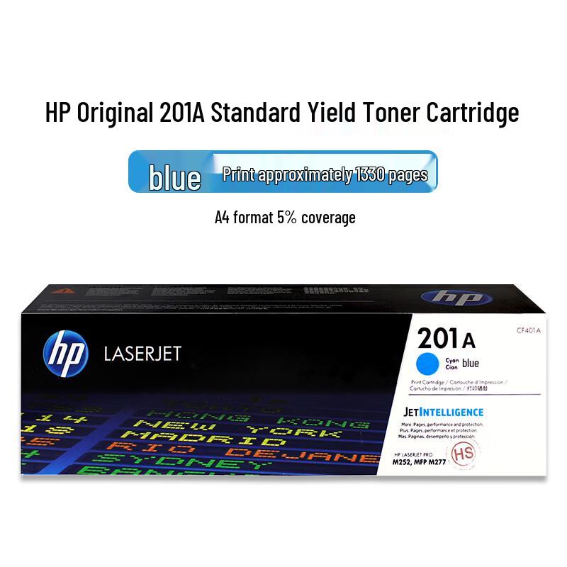 HP 201A (CF400A) Original 4-Color Toner Cartridge Set