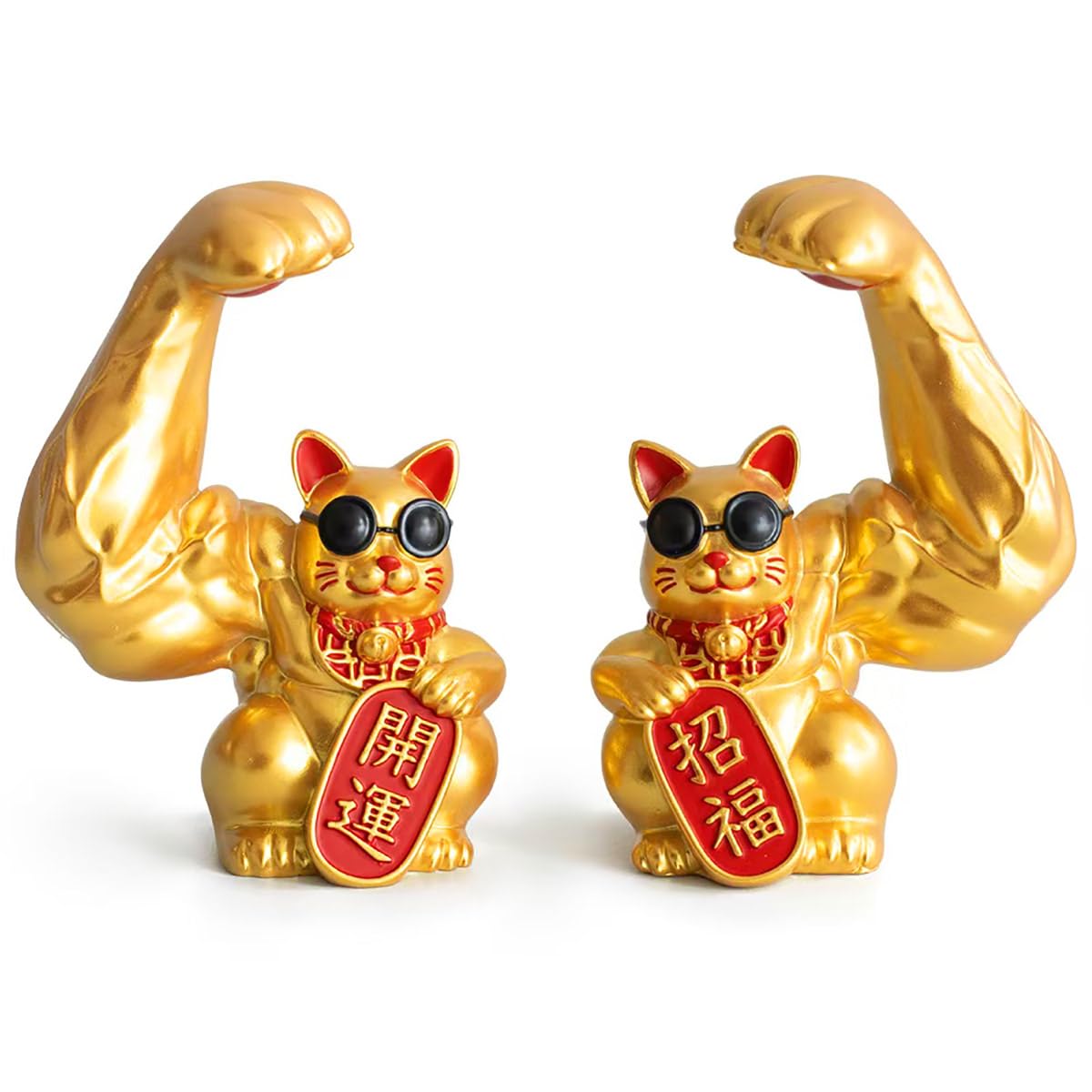 

FUSULABO Improves Good and Perfect for Feng Business Store and Stylish and Fun Gift for Includes Maneki-neko Figurine, Fortune, Luck, Prosperity,