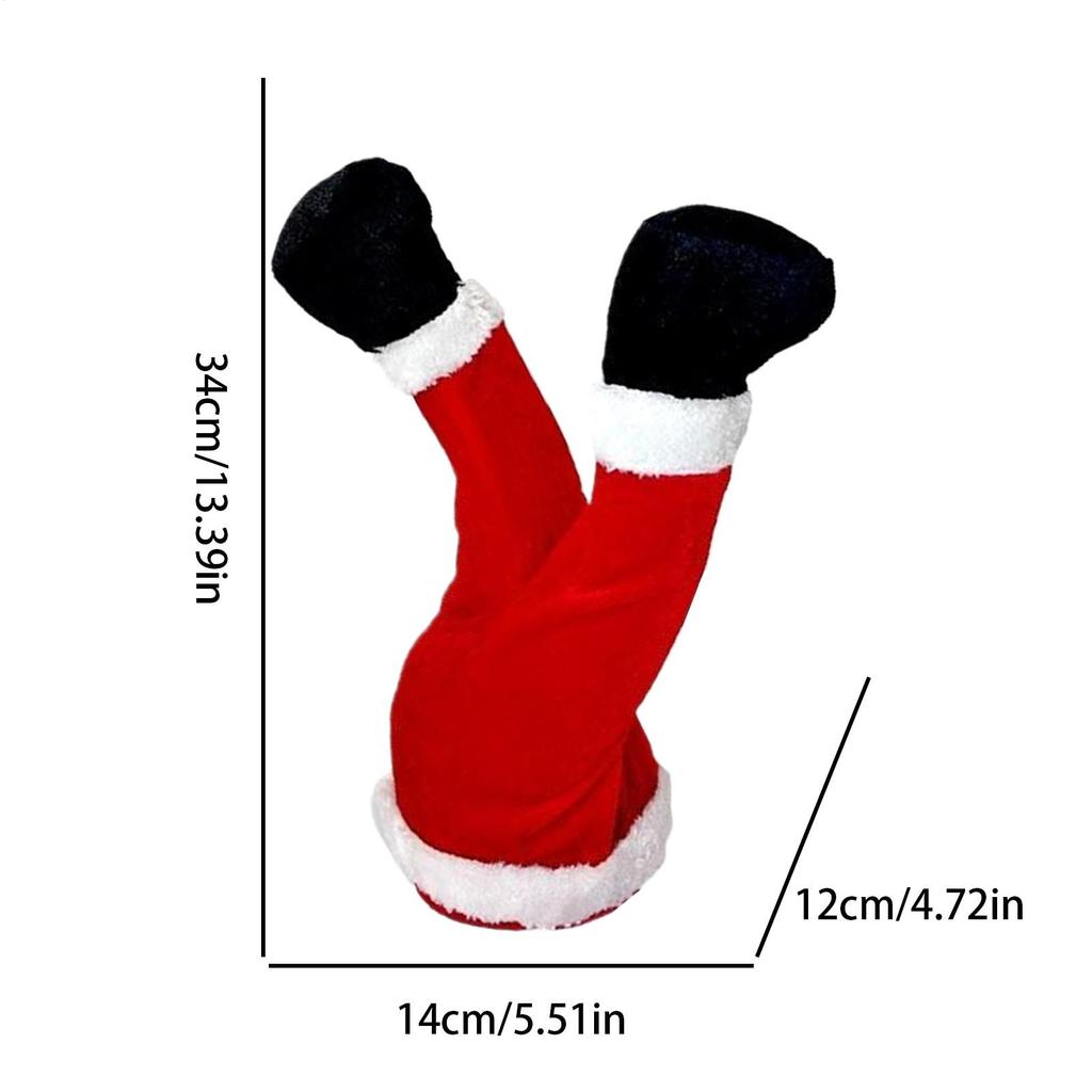 Christmas Leg Decor Stuck In Christmas Tree Decor Decoration Festive Swinging Ornament For Hall Festival Activities Living Room