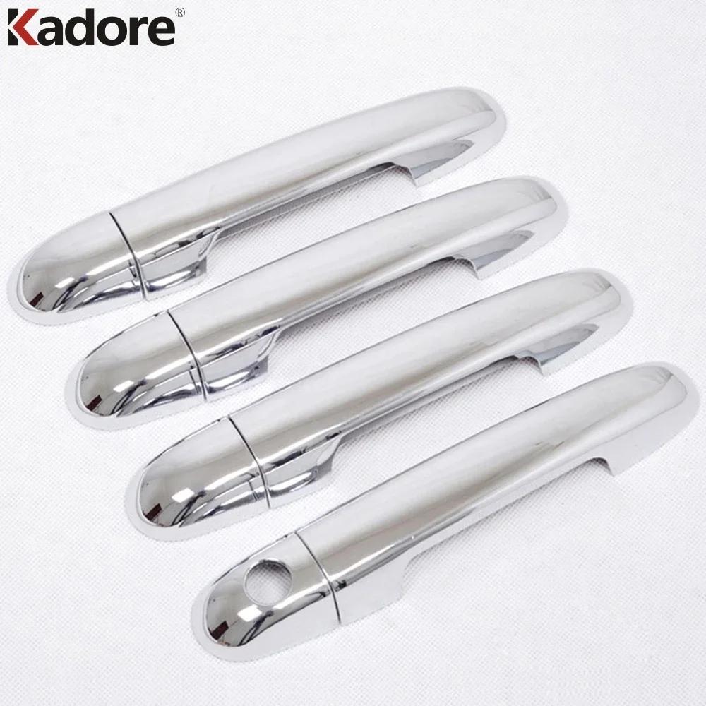 For Hyundai Elantra 2007 2008 2009 2010 Chrome Car Door Handle Cover Trim Side Door Handles Bowl Cup Frame Covers Accessories