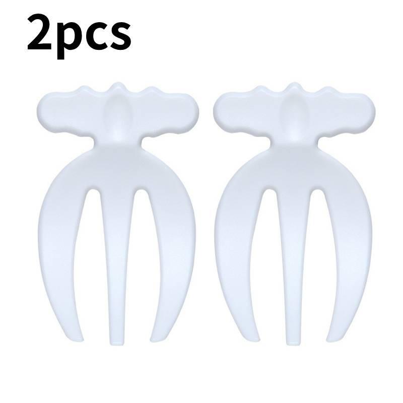 

Овощной 2 шт. Салат из фруктов Коготь Трехпальцевый Агитатор Кухонный вспомогательный инструмент белый