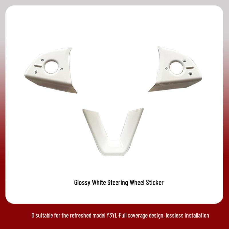 Protective Stickers for Tesla Model Y/3/YL Steering Wheel Buttons - Interior Upgrade
