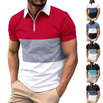 Men's Summer Leisure Culture Breathable Short Sleeved Shirt Top