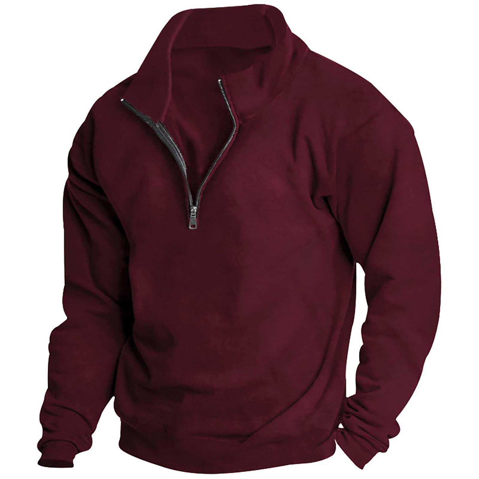 

Men S Long Sleeved Fake Two-Piece Hoodie Fashion Top XXXL винний