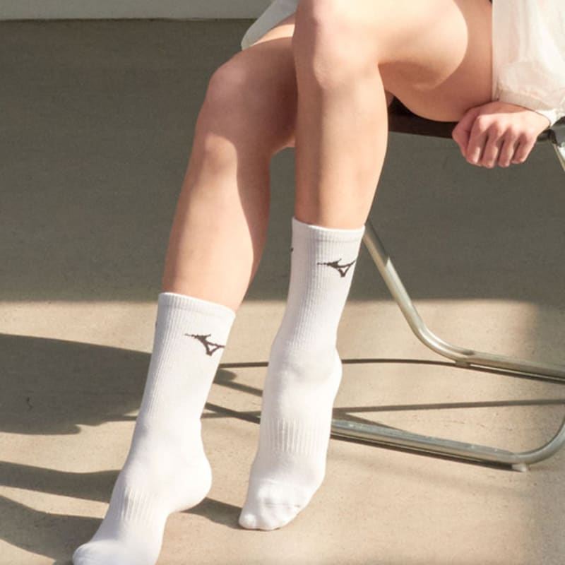

Mizuno Dual Cushioning Crew Socks (5 Pairs) White_M