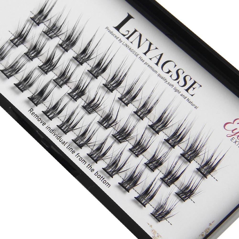 

Wispy Cluster Lashes L Curl Eye Lashes Women s Fashion Individual Eyelashes DIY Eyelash Extension 14mm