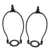 2Pcs   Lamp Shade Harps Holder Kit with E26 Light Base Metal Lampshades Holder for Table and Floor Lamps