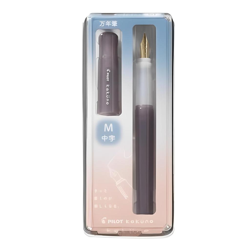 PILOT Kakuno Madoromi Color Medium Madoromi PFKA1MDBNM Pen, Nib, Brown,