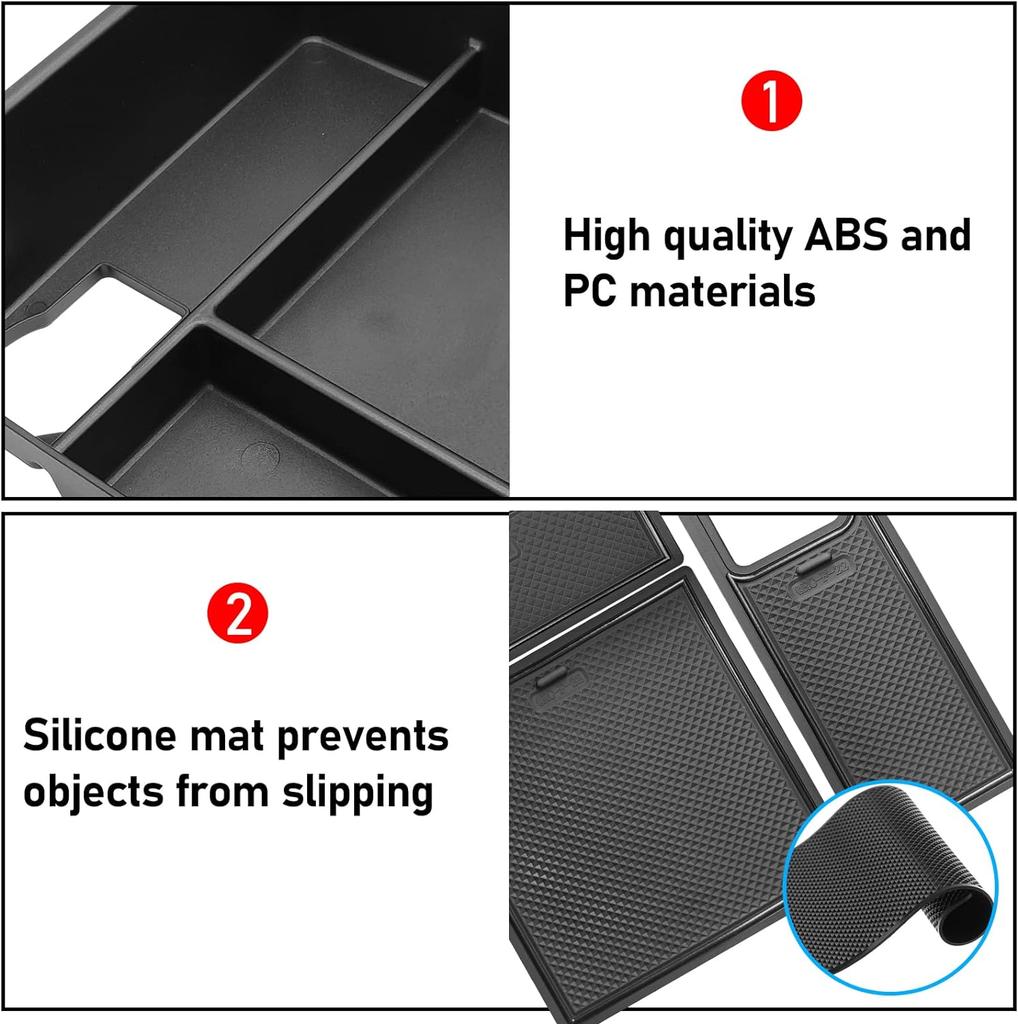 SixthSmoy Car Armrest Box Compatible with 2025 2025 2025 Nissan Frontier Center Console Tray Storage Organizer Accessories