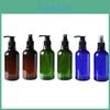 1pcs 250ml Plastic Pump Bottles Shampoo Shower Gel Jars Storage Containers For Aromatherapy And Facial Essence Storage